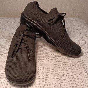 Klogs Footwear women's 'Glide' black knit fabric lace up shoes sz 9